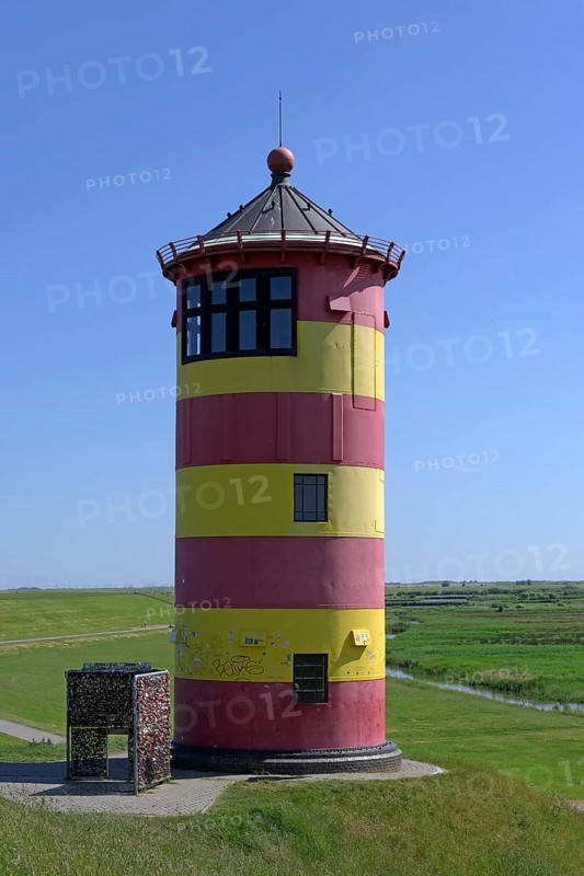 Pilsum Lighthouse, Krummhoern, Germany, Europe