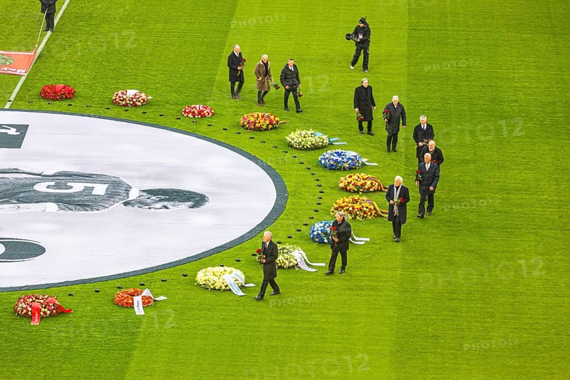 Former national football players bid farewell to Franz Beckenbauer, FC Bayern Munich funeral service for Franz Beckenbauer, Allianz Arena, Froettmaning, Munich, Upper Bavaria, Bavaria