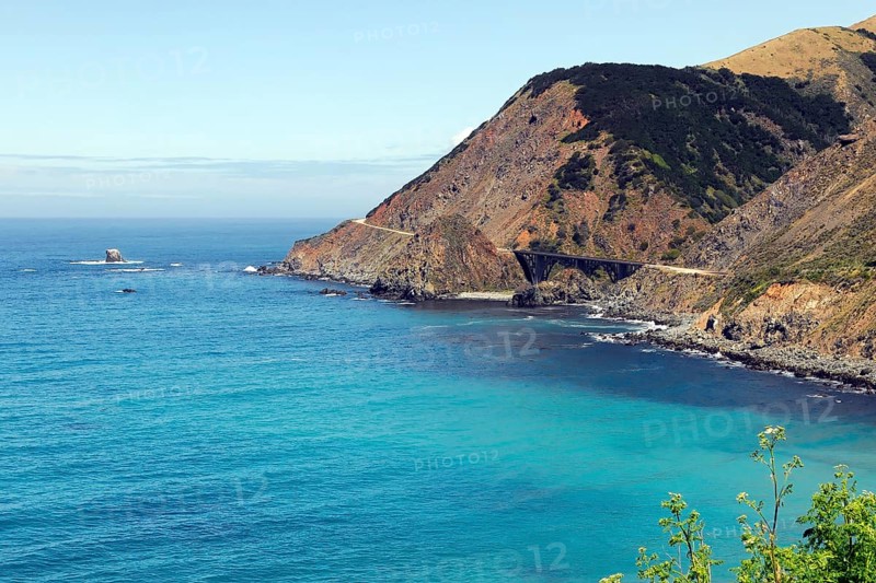 Coast near Big Sur, Pacific Ocean, California, USA, North America