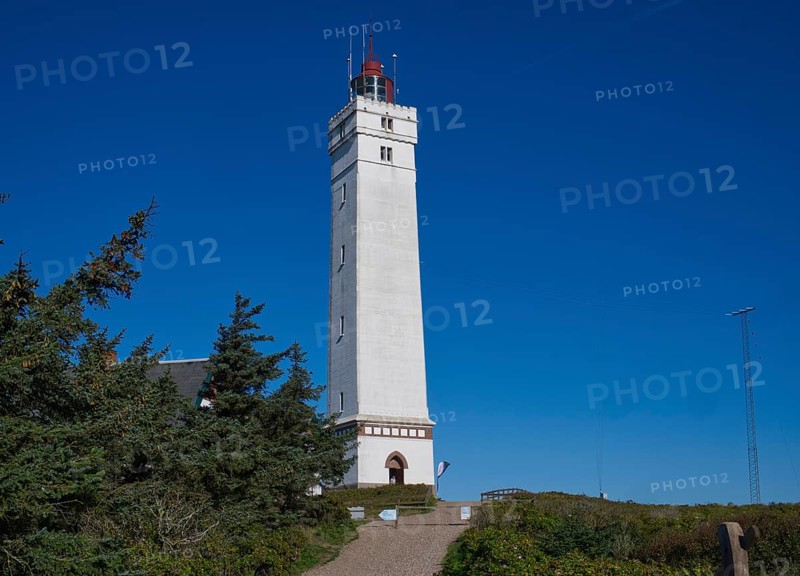 The Blavand lighthouse, West Jutland, Denmark, Europe