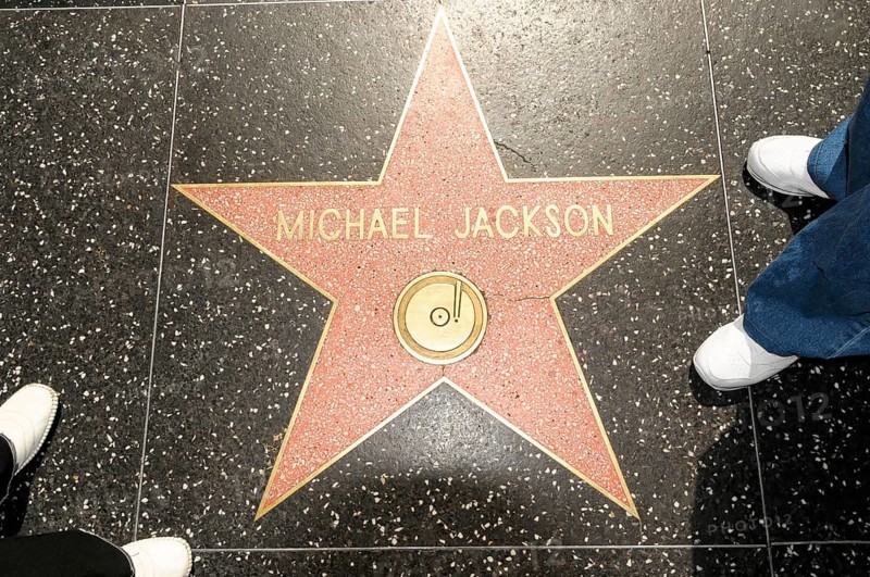 Walk of Fame, MICHAEL JACKSON, Hollywood Boulevard, Los Angeles, California, USA, North America