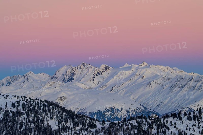 Evening atmosphere, Belalp, Naters, Brig, Canton Valais, Switzerland, Europe