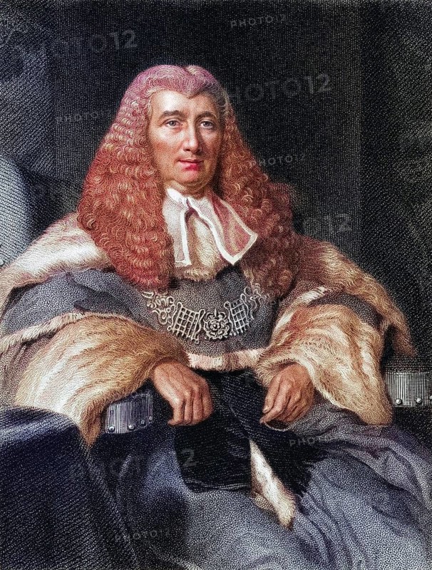 Charles Abbott 1st Baron Tenterden 1762 to 1832 Lord Chief Justice, Historical, digitally restored reproduction from a 19th century original, Record date not stated