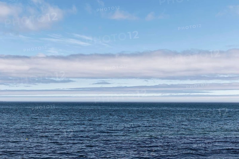 Coastal seascape, Gulf of Saint Lawrence, Province of Quebec, Canada, sea, water, blue, North America