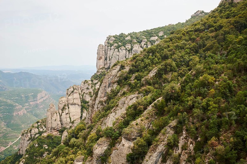 Mountain of Montserrat near Barcelona, Catalonia, Spain, Europe