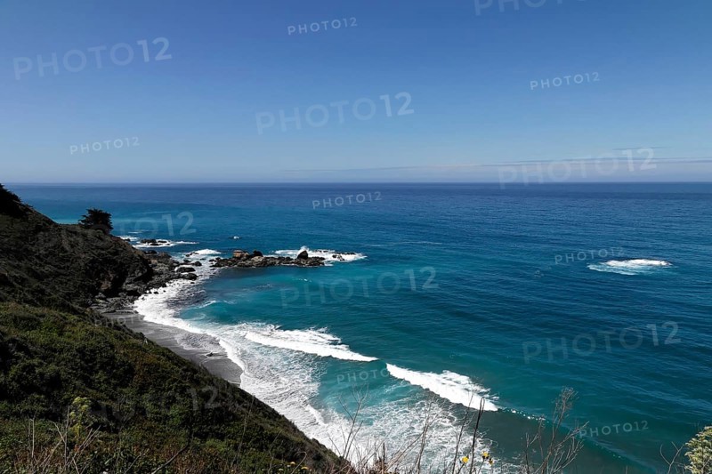 Coast near Big Sur, Pacific Ocean, California, USA, North America
