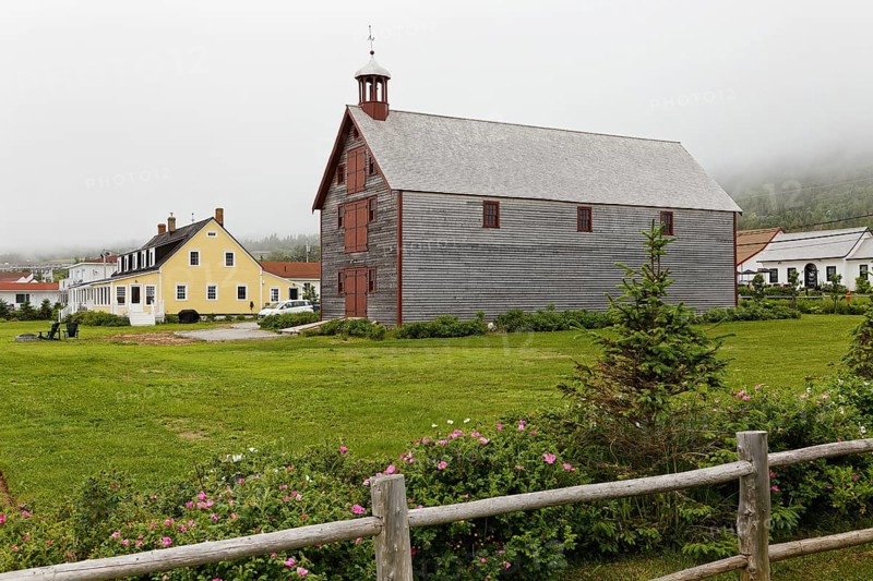 Architecture, historic building, Perce, Gaspesie, Province of Quebec, Canada, North America