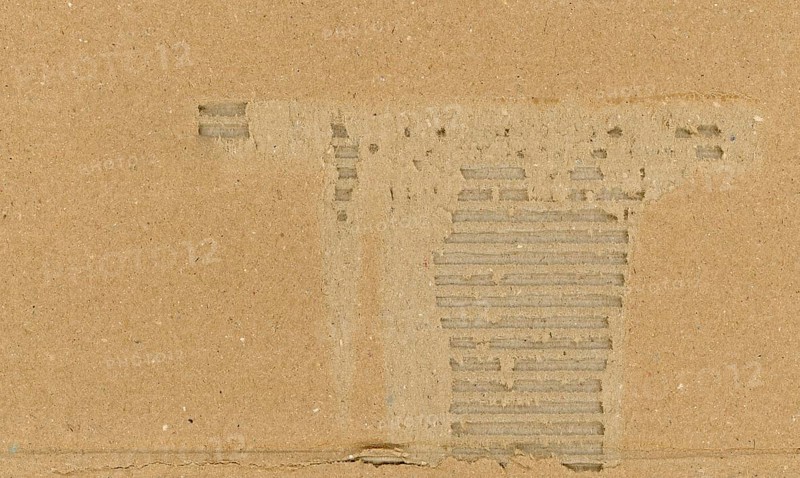 Brown corrugated cardboard texture background