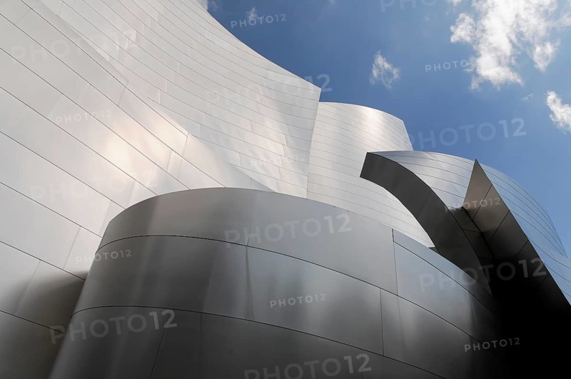 Partial view, Walt Disney Concert Hall by Frank Gehry, Los Angeles, California, USA, North America