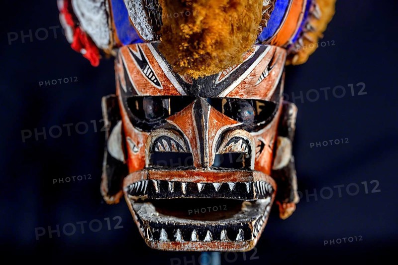 South Sea mask, South Sea collection, Obergünzburg, Allgäu, Bavaria, Germany, Europe