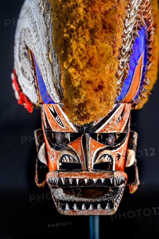 South Sea mask, South Sea collection, Obergünzburg, Allgäu, Bavaria, Germany, Europe