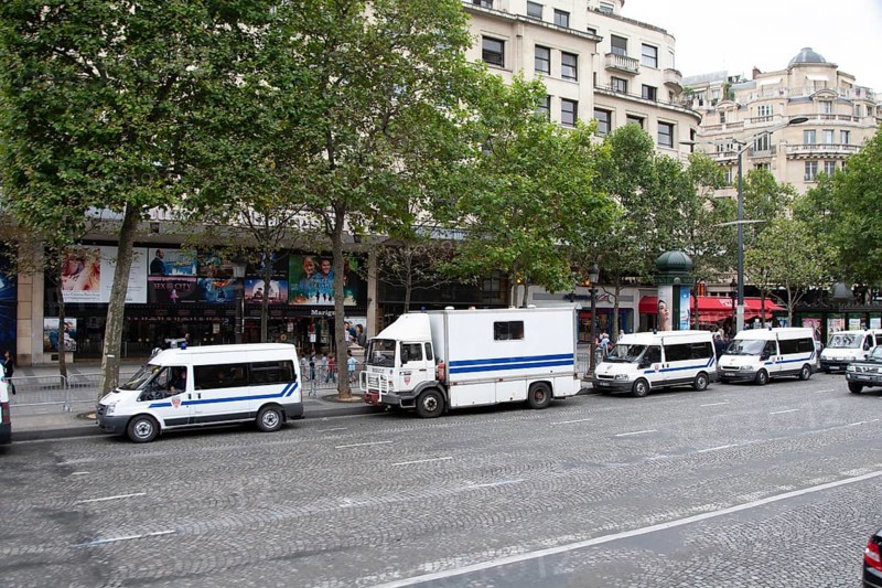 Police operation Place Pigalle Paris France