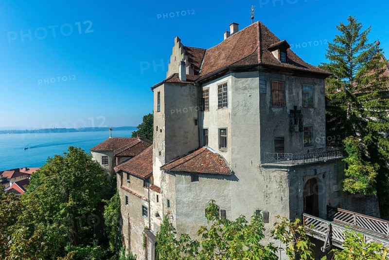 Meersburg on Lake Constance, Old Castle, residential castle, Baden-Württemberg, Germany, Europe