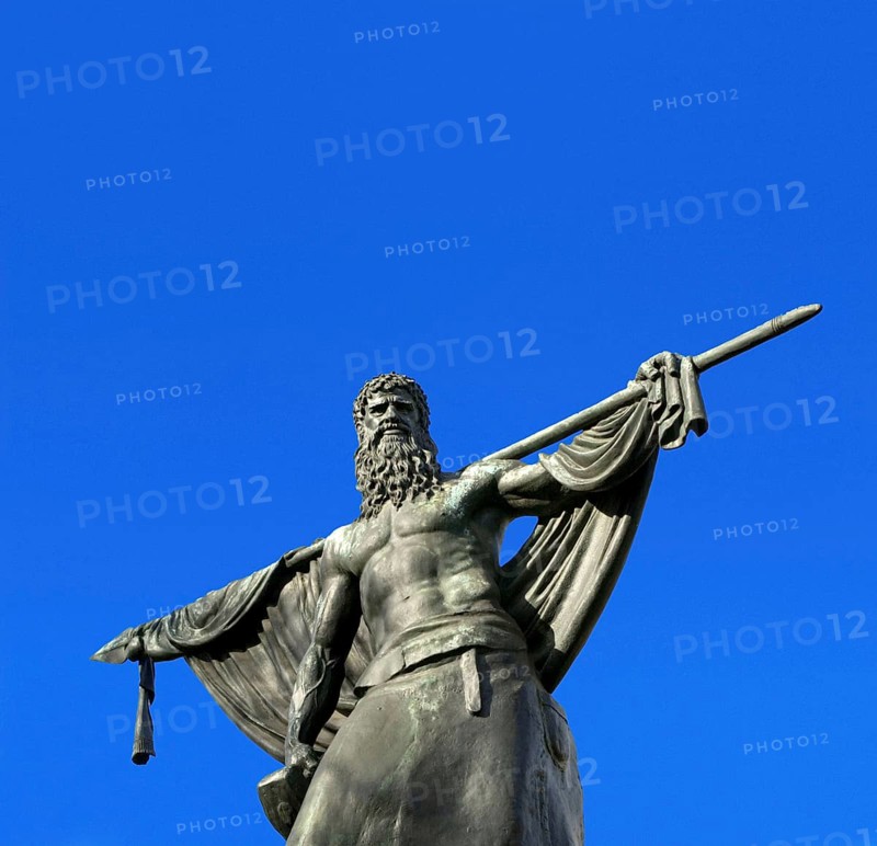 Statue of the Schmied von Kochel, Munich, Bavaria, Germany, Europe