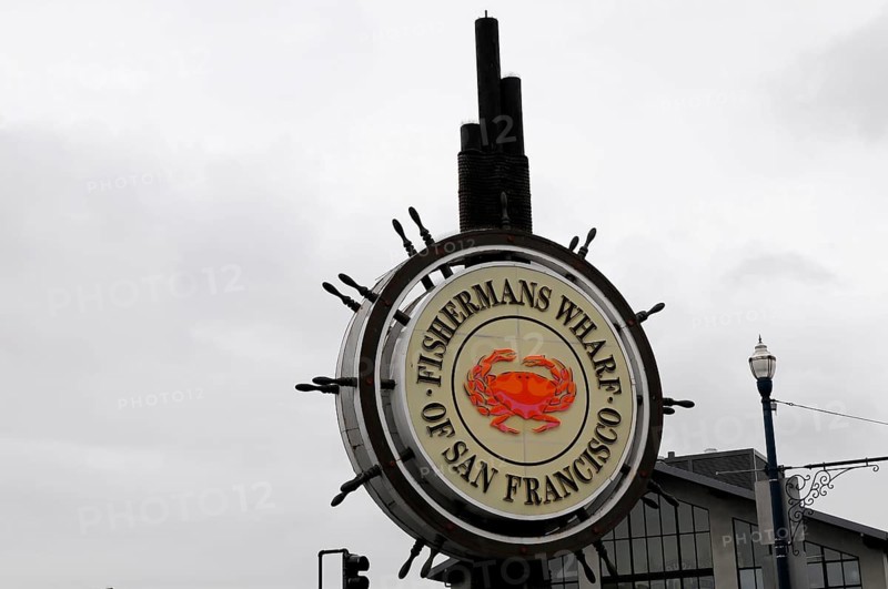 Fisherman's Wharf with restaurants, harbour district, San Francisco, California, USA, North America