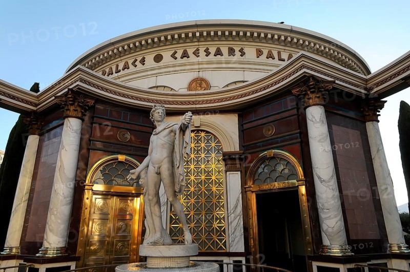 Partial view, Caesars Palace, casino, hotel, hotel casino, casino, Las Vegas, Nevada, USA, North America
