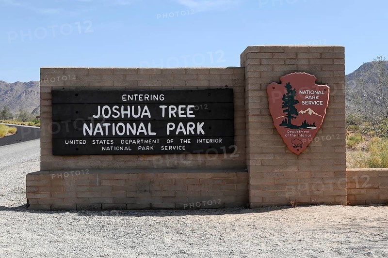 Entrance, Joshua Tree National Park, Palm Desert, Southern California, USA, North America