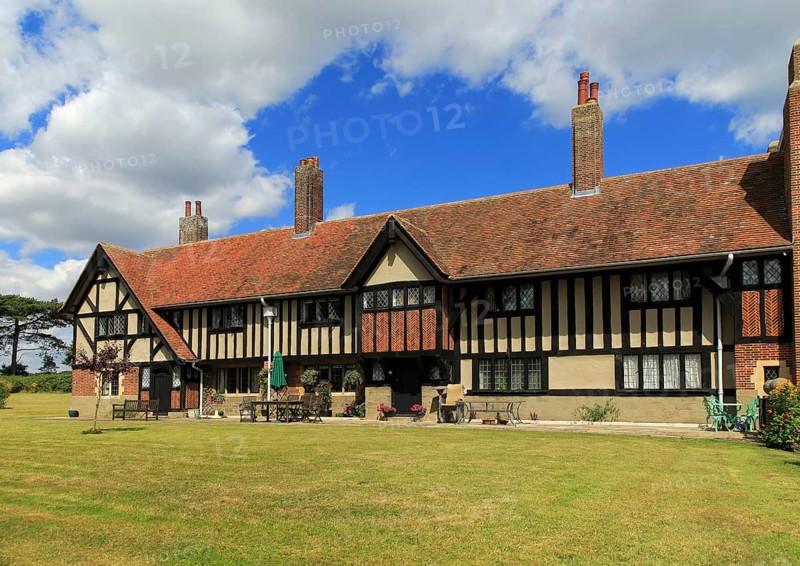 Almshouse buildings at Thorpeness, Suffolk, England, UK built 1926