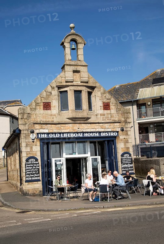 The Old Lifeboat House bistro, Penzance, Cornwall, England, UK
