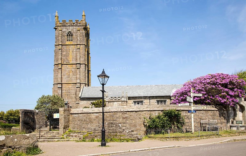 Parish church of St Buryan, Cornwall, England, UK