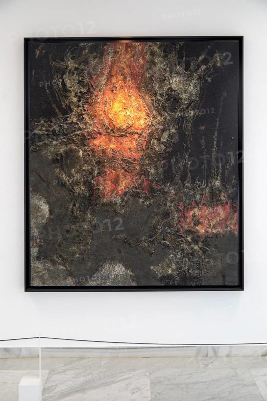 Artwork called 'Tobas.1966 Fundación César Manrique, Taro de Tahíche, Lanzarote, Canary islands, Spain, Europe