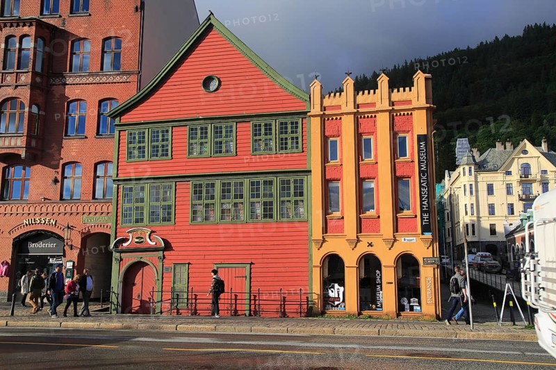 The Hanseatic museum building, Bryggen area, city centre of Bergen, Norway, Europe