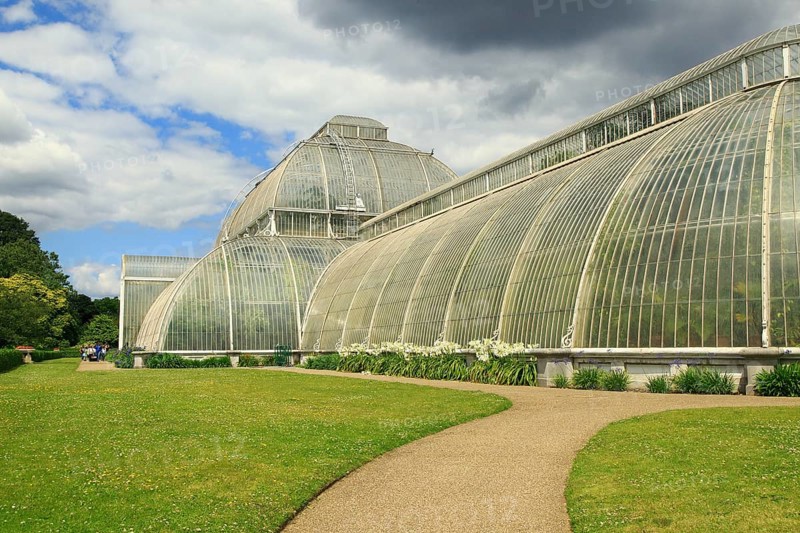 The Palm House at Royal Botanic Gardens, Kew, London, England, UK