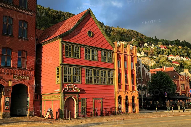 The Hanseatic museum building, Bryggen area, city centre of Bergen, Norway, Europe