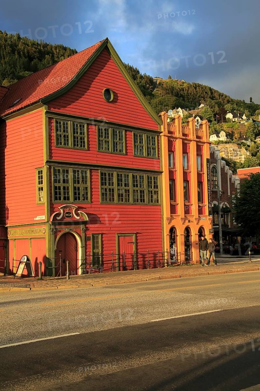 The Hanseatic museum building, Bryggen area, city centre of Bergen, Norway, Europe