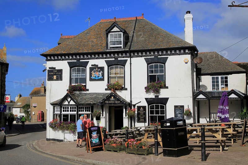 The King's Arms pub, Marazion, Cornwall, England, UK