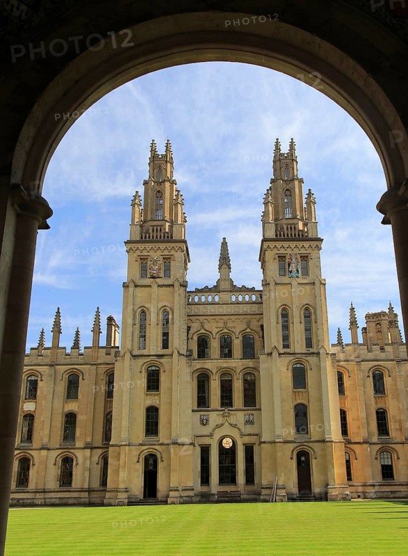 All Souls College buildings, University of Oxford, England, UK