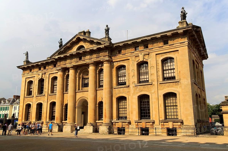 Clarendon Building, early 18th-century neoclassical architecture, University of Oxford, England, UK