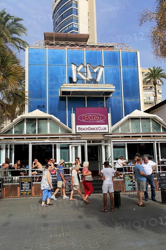 KM Beach Dance Club, Levante beach, Benidorm, Alicante province, Spain, Europe