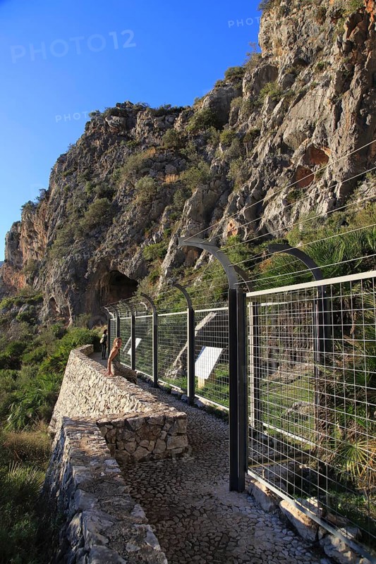The Sanctuary of Pla de Petracos, near Castell de Castells, Marina Alta, Alicante province, Spain site of Neolithic rock paintings