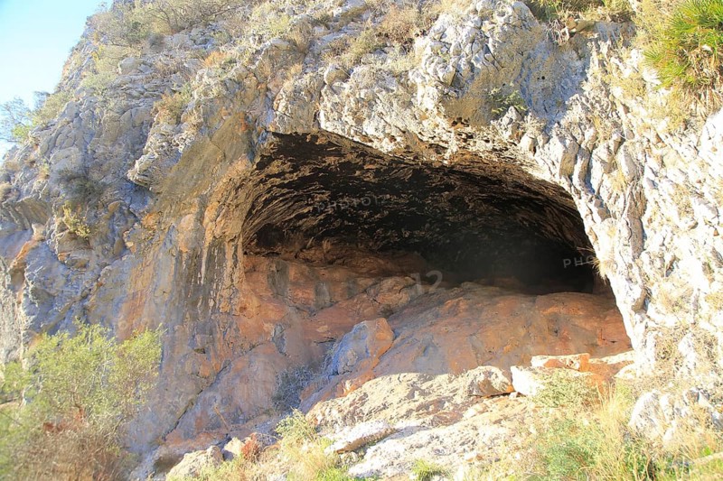 The Sanctuary of Pla de Petracos, near Castell de Castells, Marina Alta, Alicante province, Spain site of Neolithic rock paintings