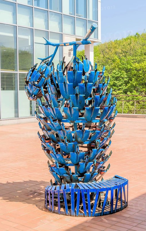 Sculpture: Seed of Wind, Seed of Wish, by Kim Bora, at DMZ Peace Park in Goseong, South Korea, Asia