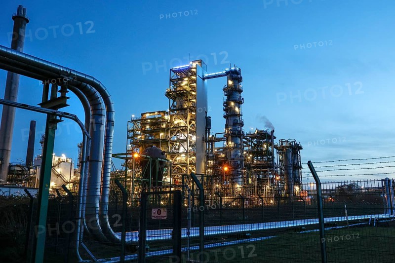 Bp Ruhr Öl GmbH refinery in Gelsenkirchen Horst, 10 April 2022