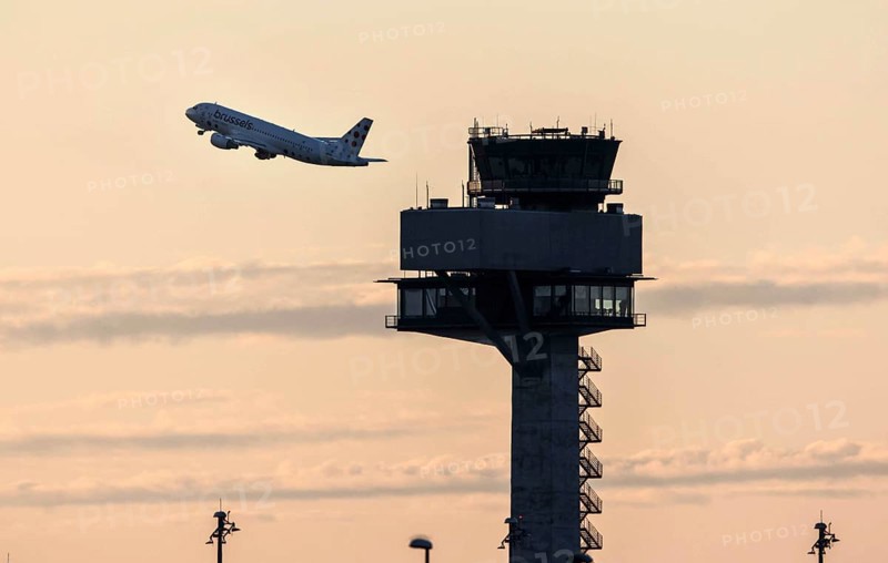 An Airbus of the airline Brussels takes off at BER Airport, Berlin Brandenburg, Schönefeld, 28 March 2022