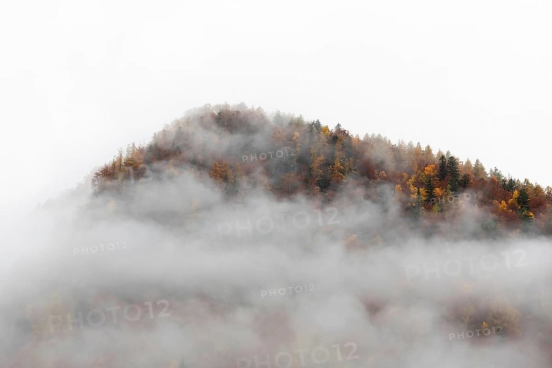 View of autumn colors in the Italian mountains, Valle Vigezzo Italy