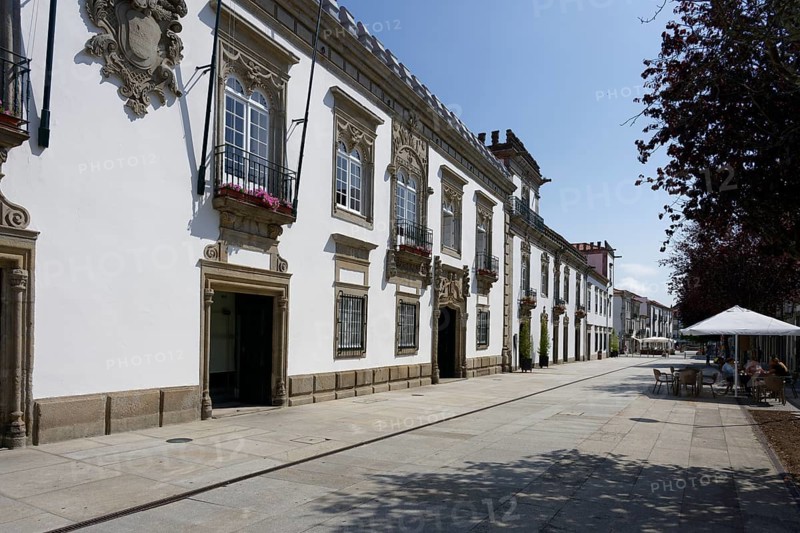 Pedestrian zone, Passeio das Mordomas da Romaria, Ursulinas, Viana do Castelo, Portugal, Europe