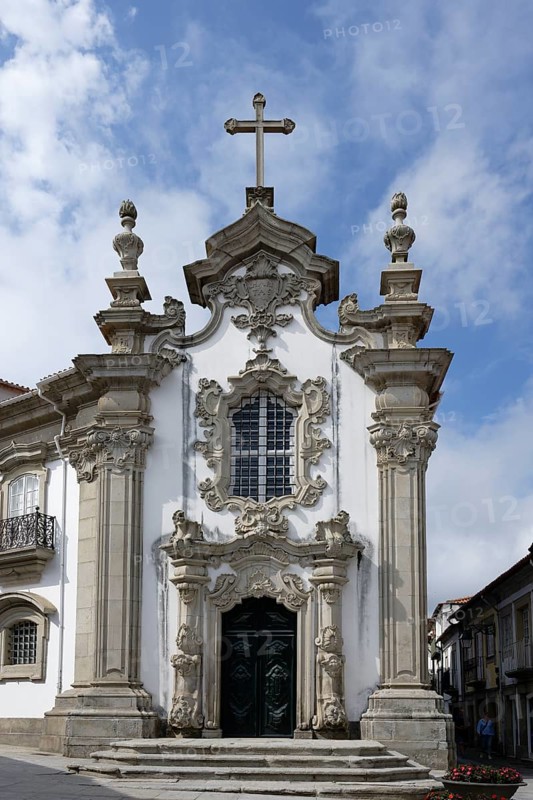 Entrance, Church, Capela das Malheiras, Ursulinas, Viana do Castelo, Portugal, Europe
