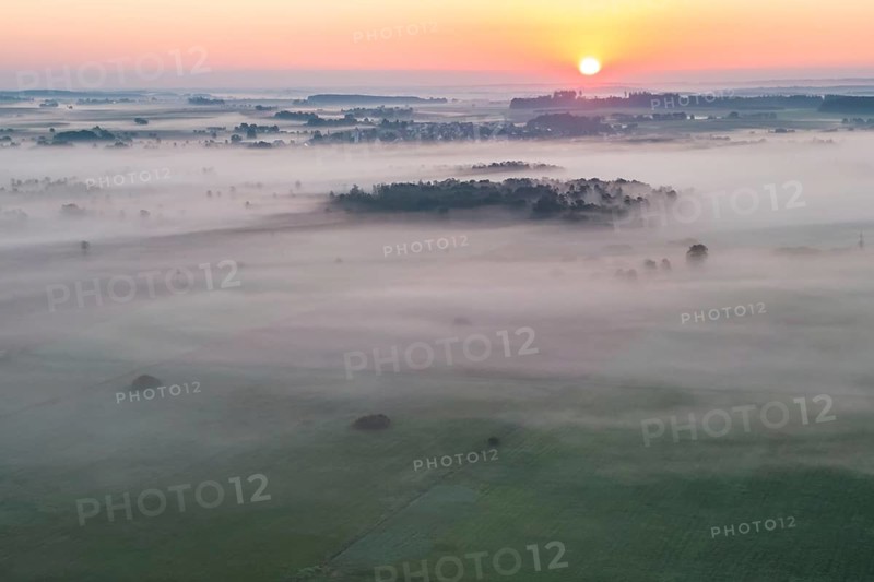 Morning atmosphere at Federsee lake