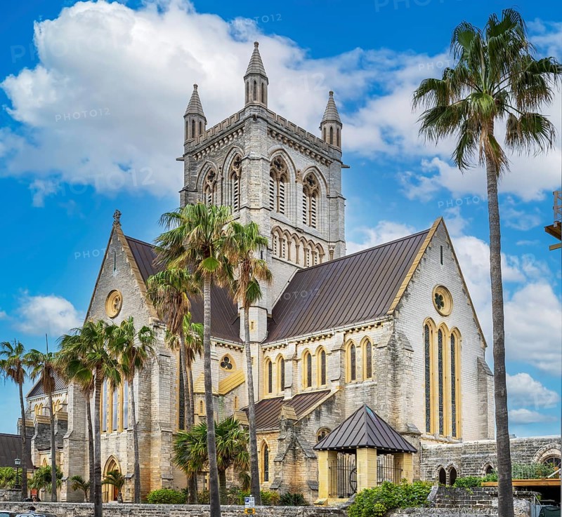 Anglican Cathedral of the Holy Trinity inside Hamilton Bermuda