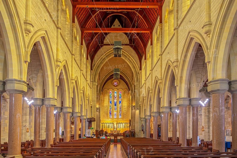 Anglican Cathedral of the Holy Trinity inside Hamilton Bermuda
