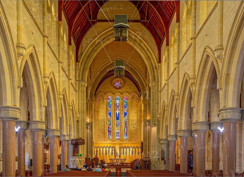 Anglican Cathedral of the Holy Trinity inside Hamilton Bermuda