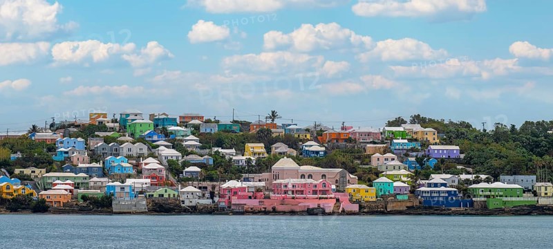 Colourful houses Bermuda
