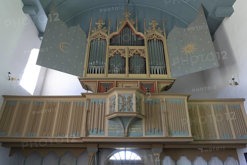 Organ of the Evangelical Reformed Church of Krummhörn-Rysum, Germany, Europe