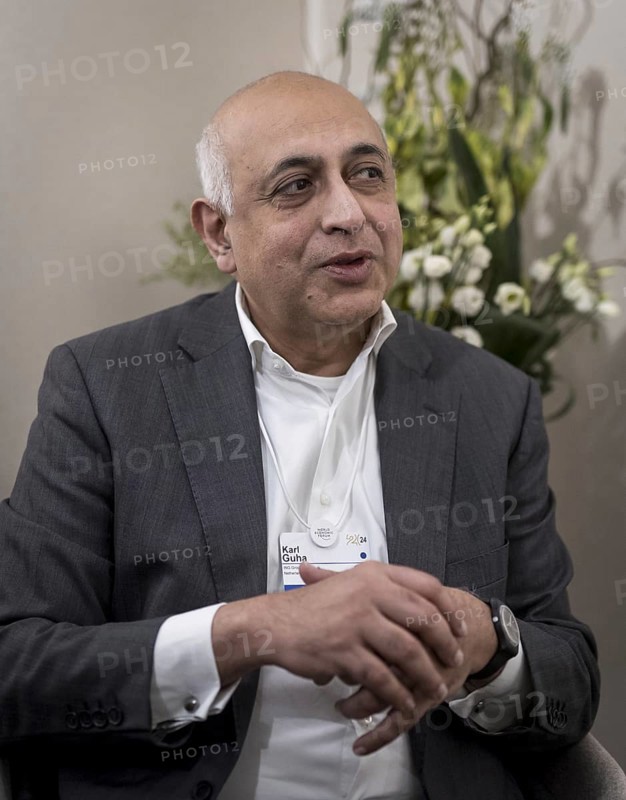 Karl Guha, Chairman of the Supervisory Board of ING, pictured during the World Economic Forum in Davos