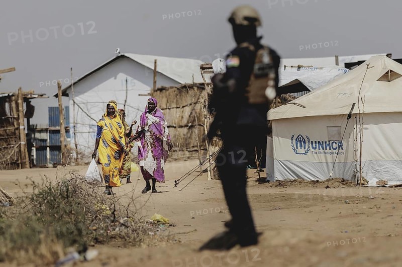 Residents of the Gorom refugee settlement southwest of Juba, 26 Jan. 2024 / Photographed on behalf of the Federal Foreign Office