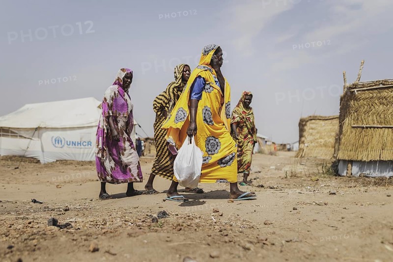 Residents of the Gorom refugee settlement southwest of Juba, 26 Jan. 2024 / Photographed on behalf of the Federal Foreign Office